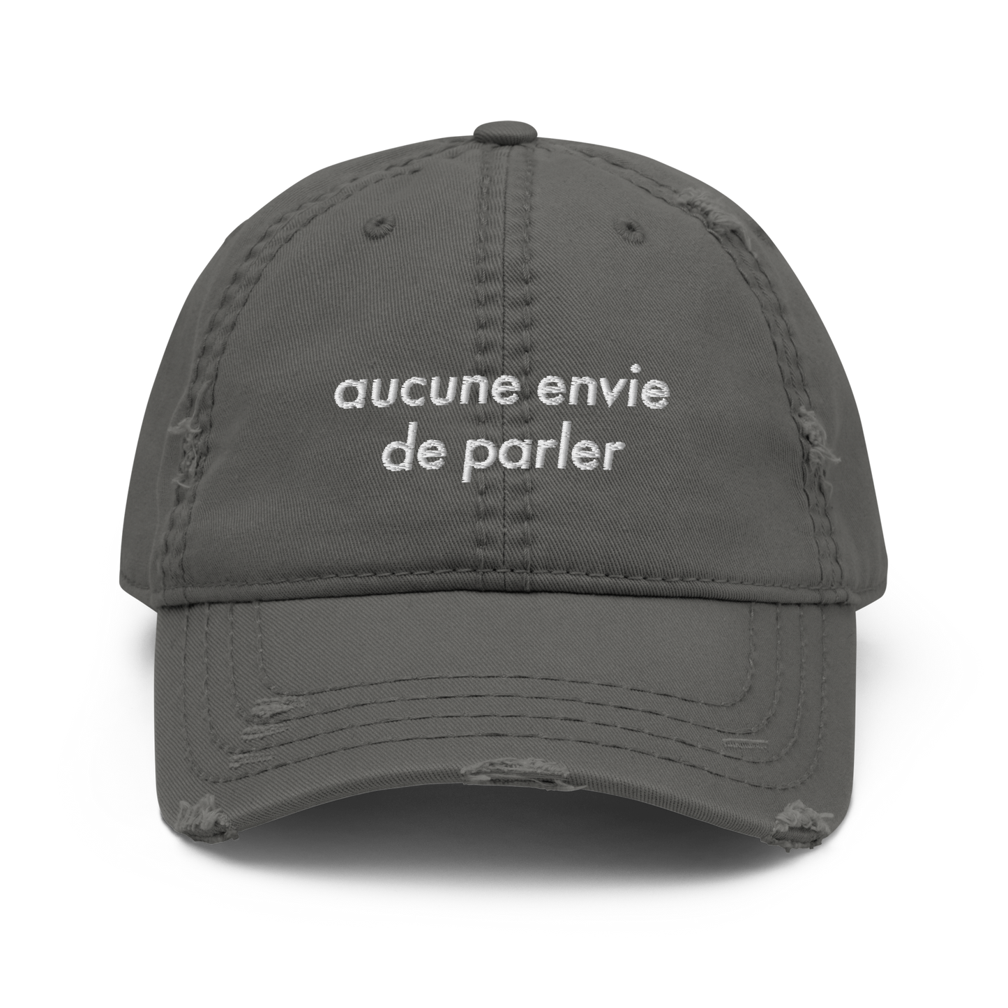 CASQUETTE AUCUNE ENVIE DE PARLER