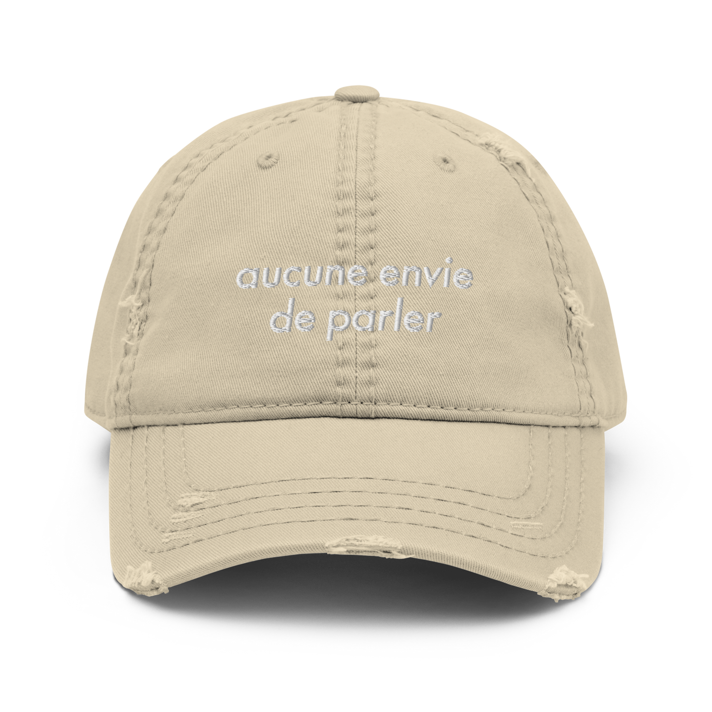 CASQUETTE AUCUNE ENVIE DE PARLER